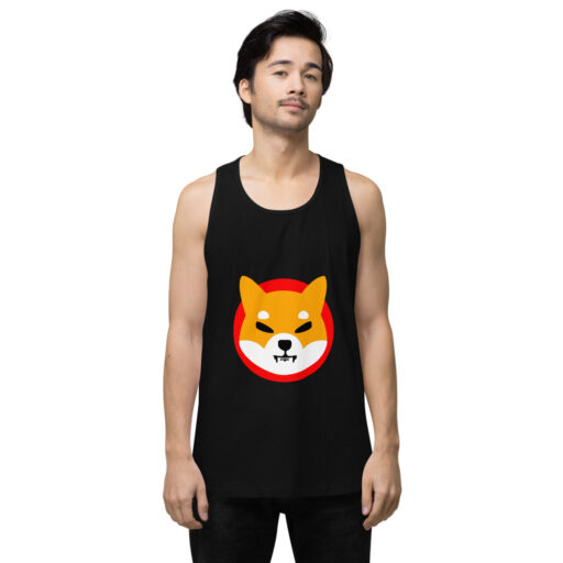 SHIBA INU LOGO - Camiseta de tirantes premium hombre 2 SHIBA INU LOGO - Camiseta de tirantes premium hombre - Imagen 2