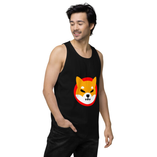 SHIBA INU LOGO - Camiseta de tirantes premium hombre 4 SHIBA INU LOGO - Camiseta de tirantes premium hombre - Imagen 4