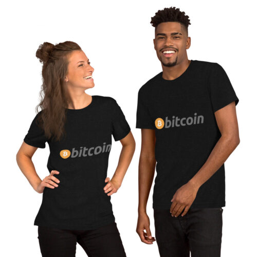 BITCOIN. Camiseta de manga corta unisex 1 BITCOIN. Camiseta de manga corta unisex