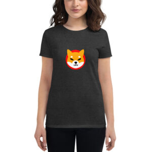 SHIBA INU LOGO - Camiseta de manga corta para mujer