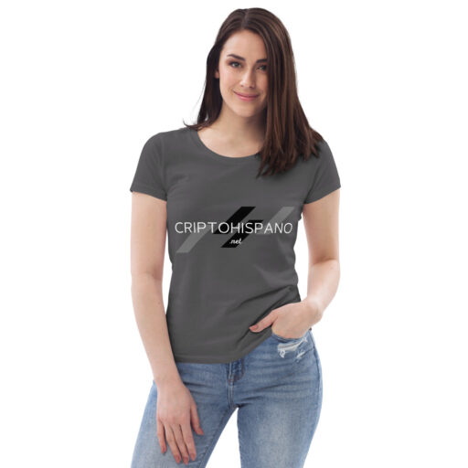 CRIPTOHISPANO.NET - Camiseta ecológica ajustada para mujer 4 CRIPTOHISPANO.NET - Camiseta ecológica ajustada para mujer - Imagen 4