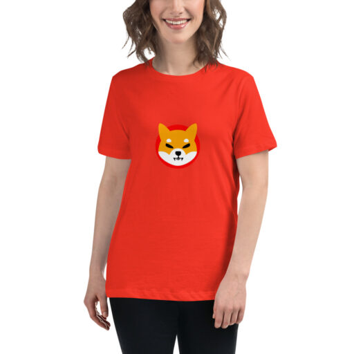 SHIBA INU LOGO - Camiseta suelta mujer 4 SHIBA INU LOGO - Camiseta suelta mujer - Imagen 4